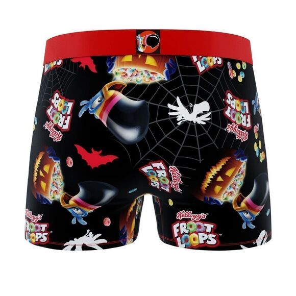 KELLOGGS MEN'S BOXER BRIEFS CRAZY BOXER Kellogg's Froot Loops Halloween Spok NWT - Picture 3 of 5